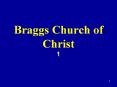 Braggs Church of Christ PowerPoint PPT Presentation