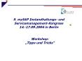Workshop: „Tipps und Tricks PowerPoint PPT Presentation