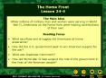 The Home Front Lesson 24-4 PowerPoint PPT Presentation