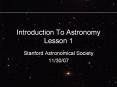 Introduction To Astronomy Lesson 1 PowerPoint PPT Presentation