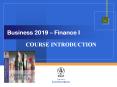 Business 2019 – Finance I PowerPoint PPT Presentation