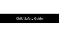 Child Safety Guide PowerPoint PPT Presentation