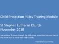 Child Protection Policy Training Module PowerPoint PPT Presentation