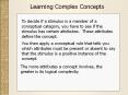 Learning Complex Concepts PowerPoint PPT Presentation