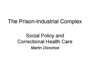 The Prison-Industrial Complex