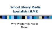 School Library Media Specialists (SLMS)