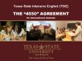 Texas State Intensive English (TSIE) PowerPoint PPT Presentation