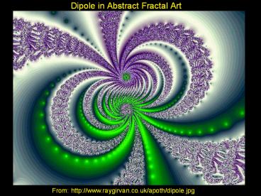 Dipole in Abstract Fractal Art