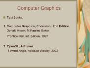 Computer Graphics