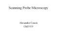 Scanning Probe Microscopy PowerPoint PPT Presentation