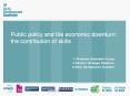 Public policy and the economic downturn: the contribution of skills PowerPoint PPT Presentation