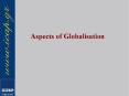 Aspects of Globalisation PowerPoint PPT Presentation