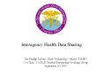 Interagency Health Data Sharing PowerPoint PPT Presentation