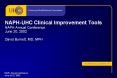 NAPH-UHC Clinical Improvement Tools NAPH Annual Conference June 20, 2002 David Burnett, MD, MPH PowerPoint PPT Presentation