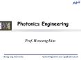 Photonics Engineering PowerPoint PPT Presentation