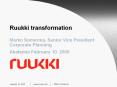 Ruukki transformation PowerPoint PPT Presentation