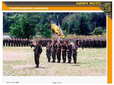 Transformational Leadership