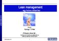 Lean management ... egy kulcs a sikerhez PowerPoint PPT Presentation