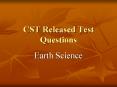 CST Released Test Questions PowerPoint PPT Presentation
