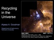 Recycling in the Universe