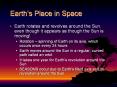 Earth’s Place in Space PowerPoint PPT Presentation