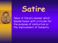 Satire PowerPoint PPT Presentation