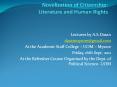 Novelization of Citizenship: Literature and Human Rights PowerPoint PPT Presentation