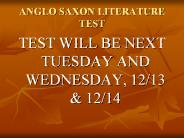 ANGLO SAXON LITERATURE TEST