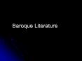 Baroque Literature Cervantes Don Quixote First novel Insane PowerPoint PPT Presentation