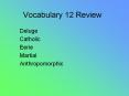 Vocabulary 12 Review PowerPoint PPT Presentation