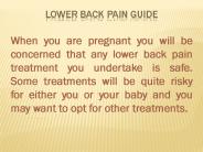 lower back pain relief