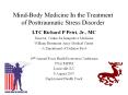 Mind-Body Medicine In the Treatment of Posttraumatic Stress Disorder PowerPoint PPT Presentation