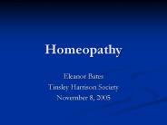 Homeopathy
