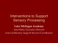 Interventions to Support Sensory Processing PowerPoint PPT Presentation