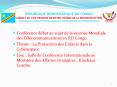 REPUBLIQUE DEMOCRATIQUE DU CONGO CABINET DU VICE PREMIER MINISTRE CHARGE DE LA RECONSTRUCTION COLLEGE EN NOUVELLES TECHNOLOGIES DE L’INFORMATION ET DE COMMUNICATION PowerPoint PPT Presentation