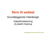 Skriv til webbet