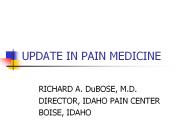 UPDATE IN PAIN MEDICINE