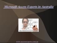 Microsoft Access  Experts in Australia