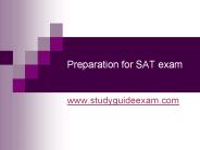 Study guide for Exam prepration