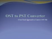 OST to PST converter