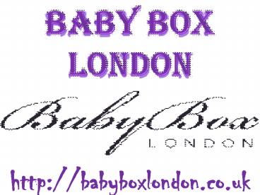 babyboxlondon