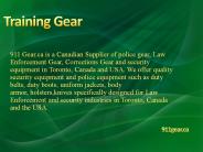 Training Gear | 911Gear.ca