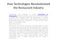 restaurants indianapolis PowerPoint PPT Presentation
