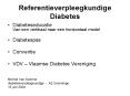 Referentieverpleegkundige Diabetes PowerPoint PPT Presentation