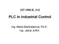237-1060-E, 2 2 PLC in Industrial Control PowerPoint PPT Presentation