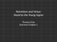 Patriotism and Virtue: David to the Young Ingres Thomas Crow Eisenman Chapter 1 PowerPoint PPT Presentation