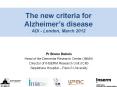 The new criteria for Alzheimer s disease ADI - London, Marc PowerPoint PPT Presentation