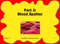 Part 3: Blood Spatter PowerPoint PPT Presentation