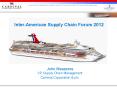 Inter-American Supply Chain Forum 2012 PowerPoint PPT Presentation