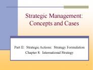Strategic Management: Concepts and Cases